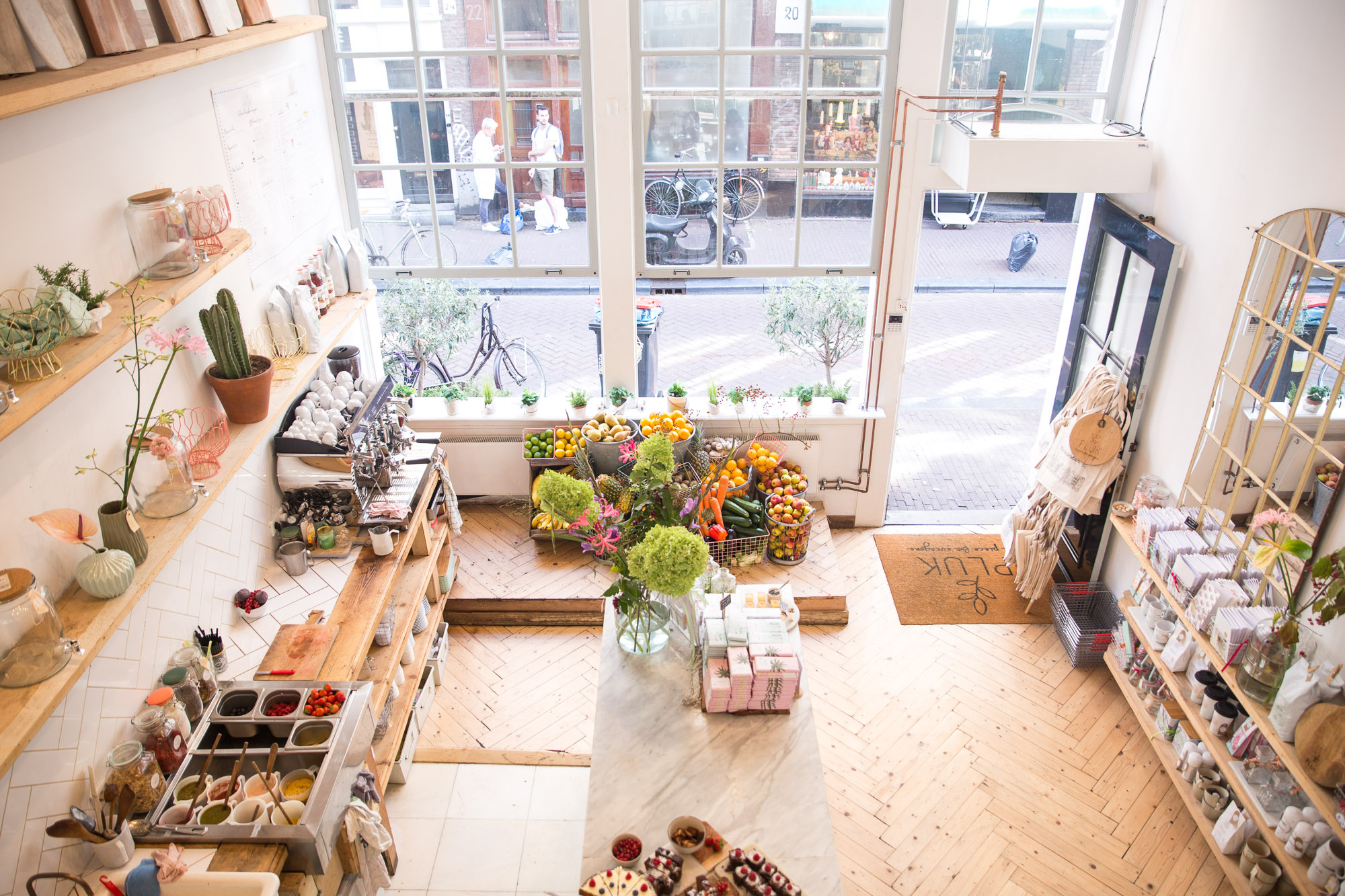 Pluk Amsterdam, a trendy cafe in the 9 streets of Amsterdam's city center, The Netherlands 