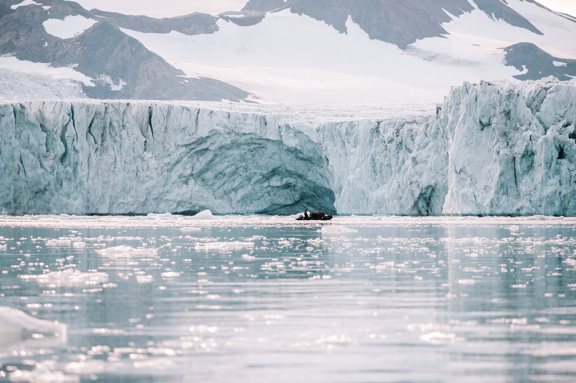 Glacial Landscapes and a boat in Svalbard Norway via Find Us Lost