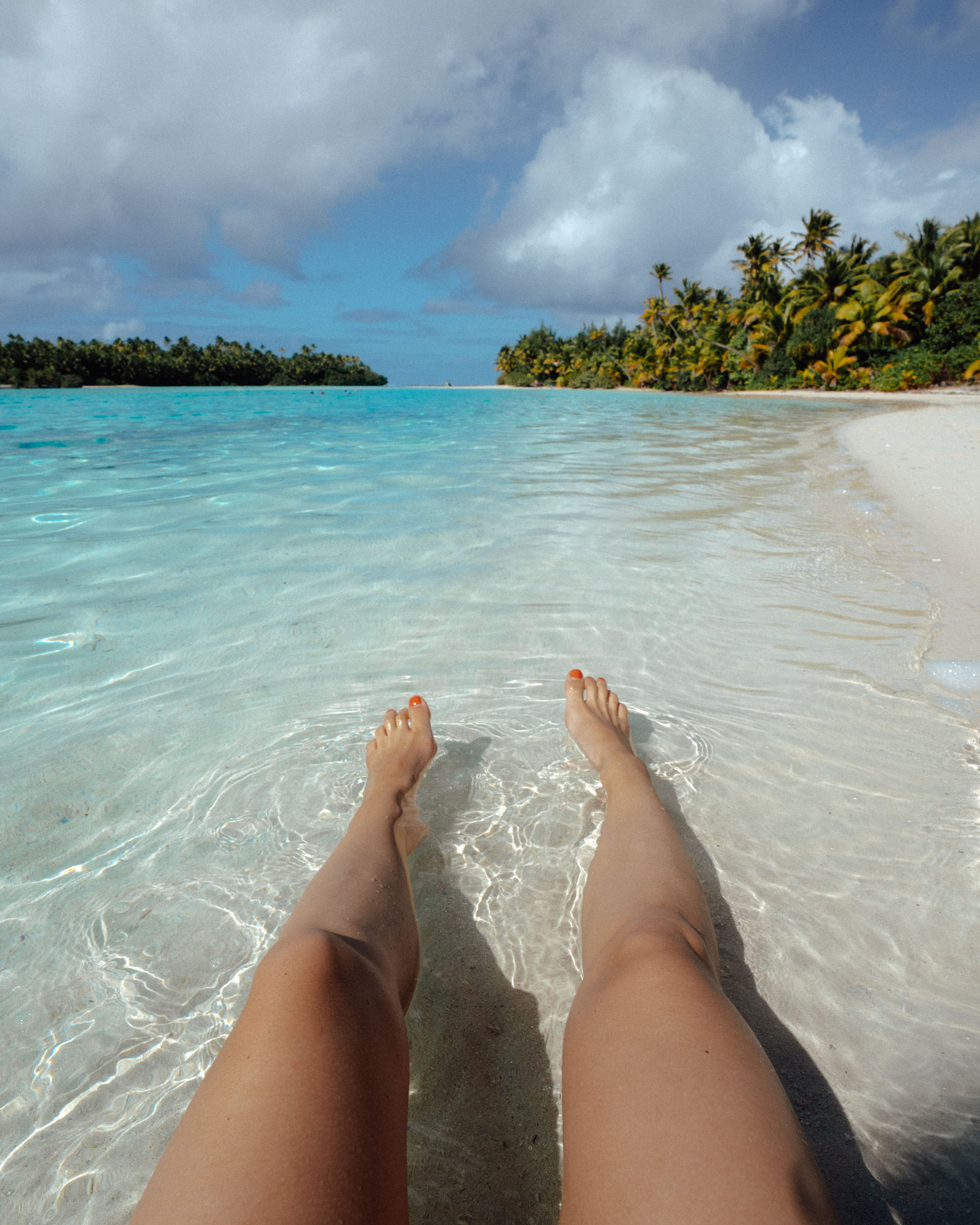 One foot island tropical paradise