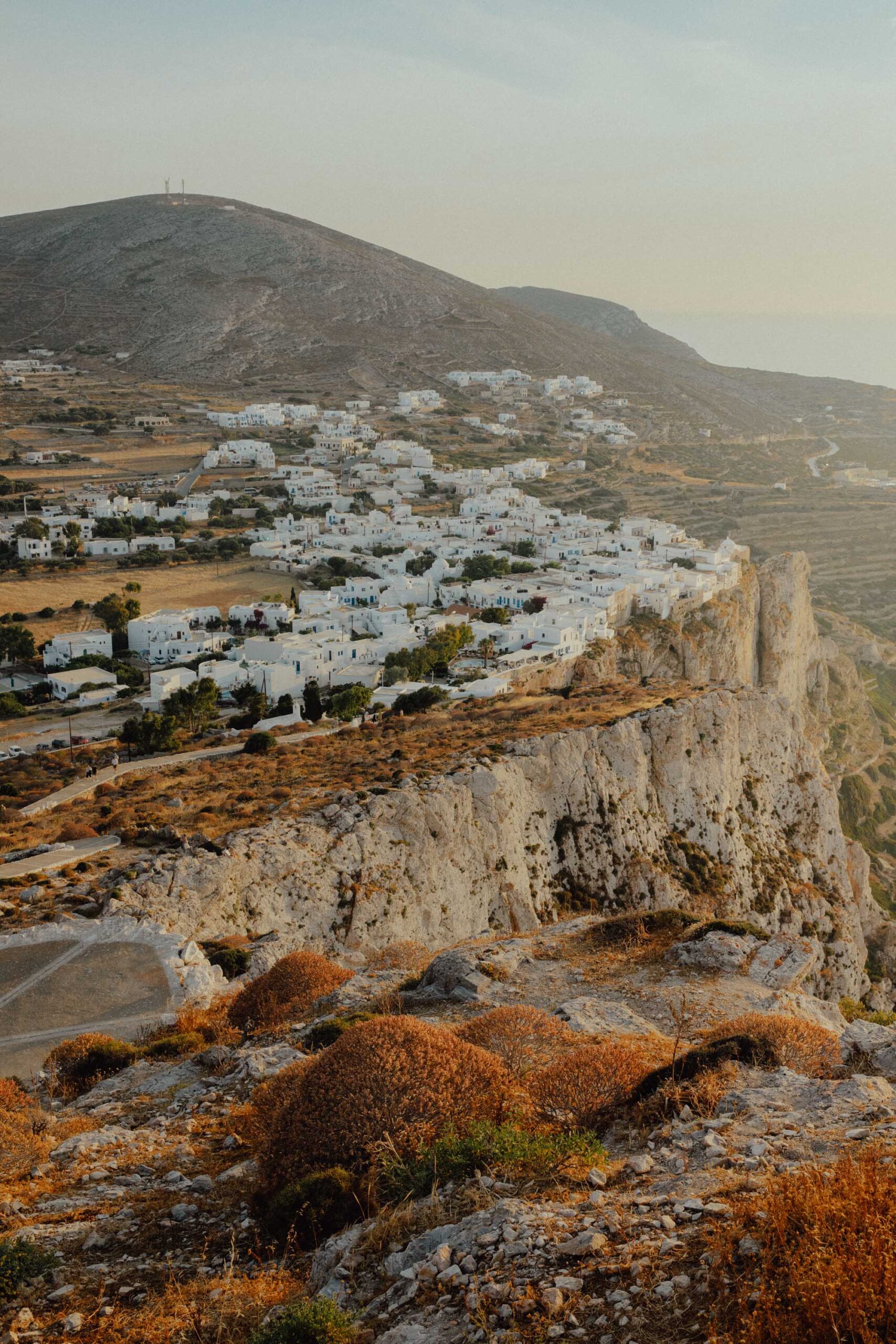One of the best greek islands to visit - Folegandros from Church of Panagia