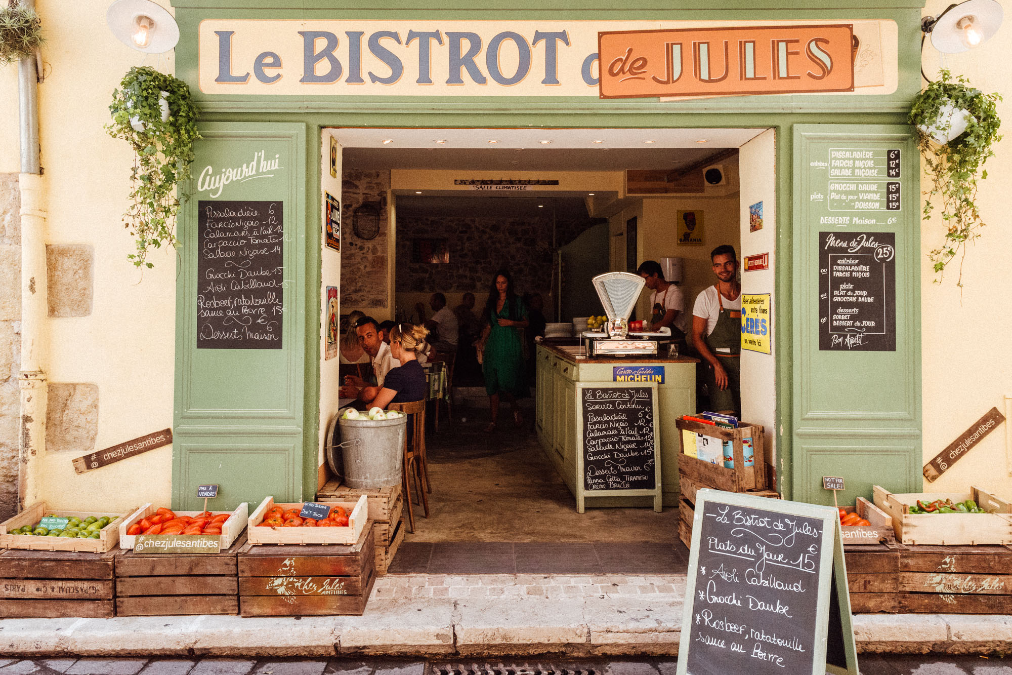 Antibes town in the French Riviera