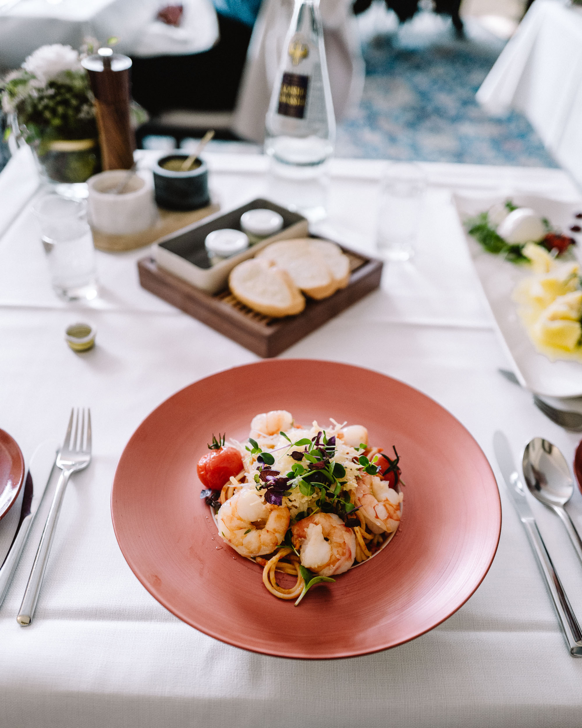Restaurant at Seehotel Gruner Baum in Hallstatt Austria