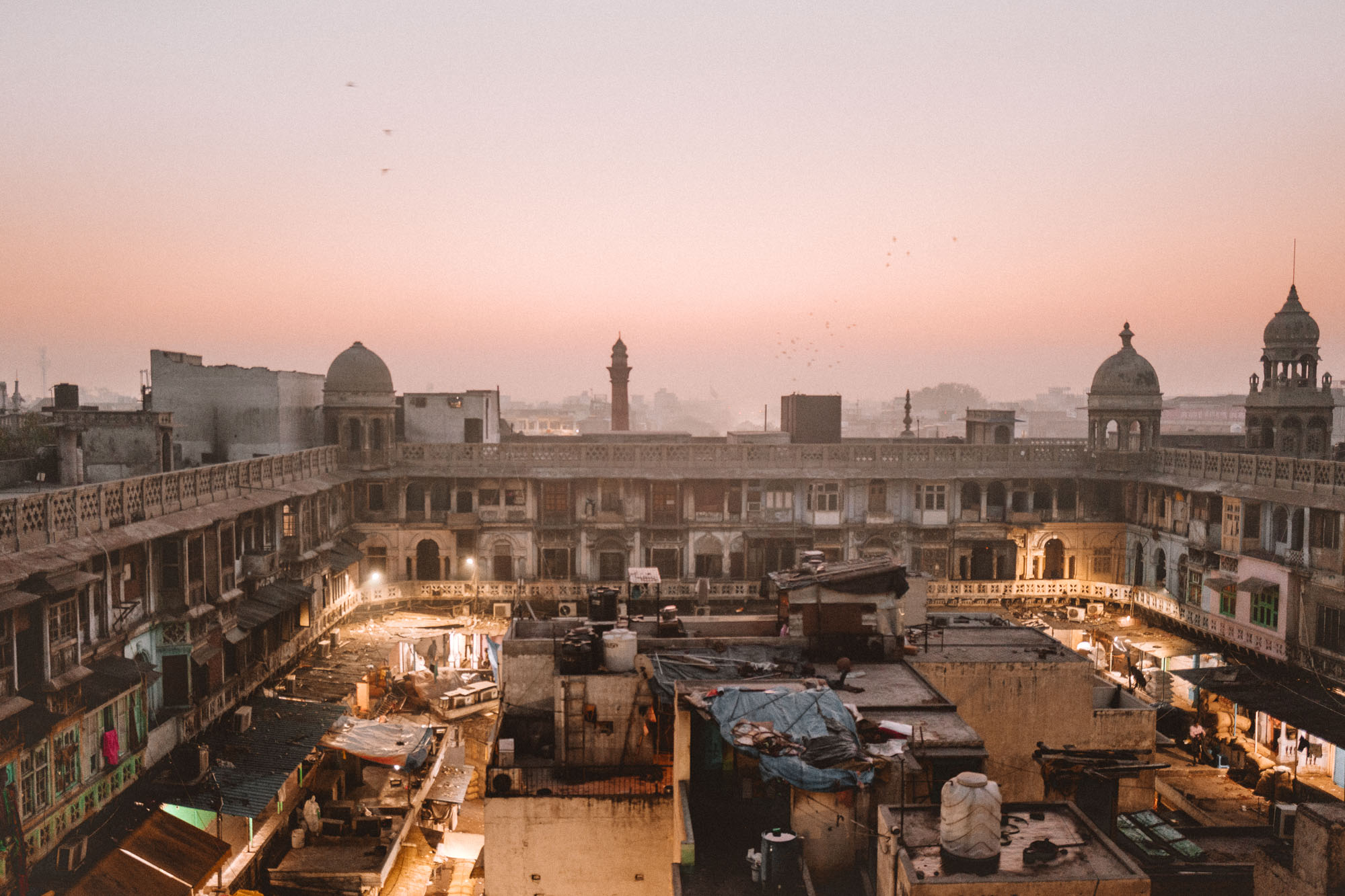 Old Delhi Spice Market Rooftop in India via @finduslost