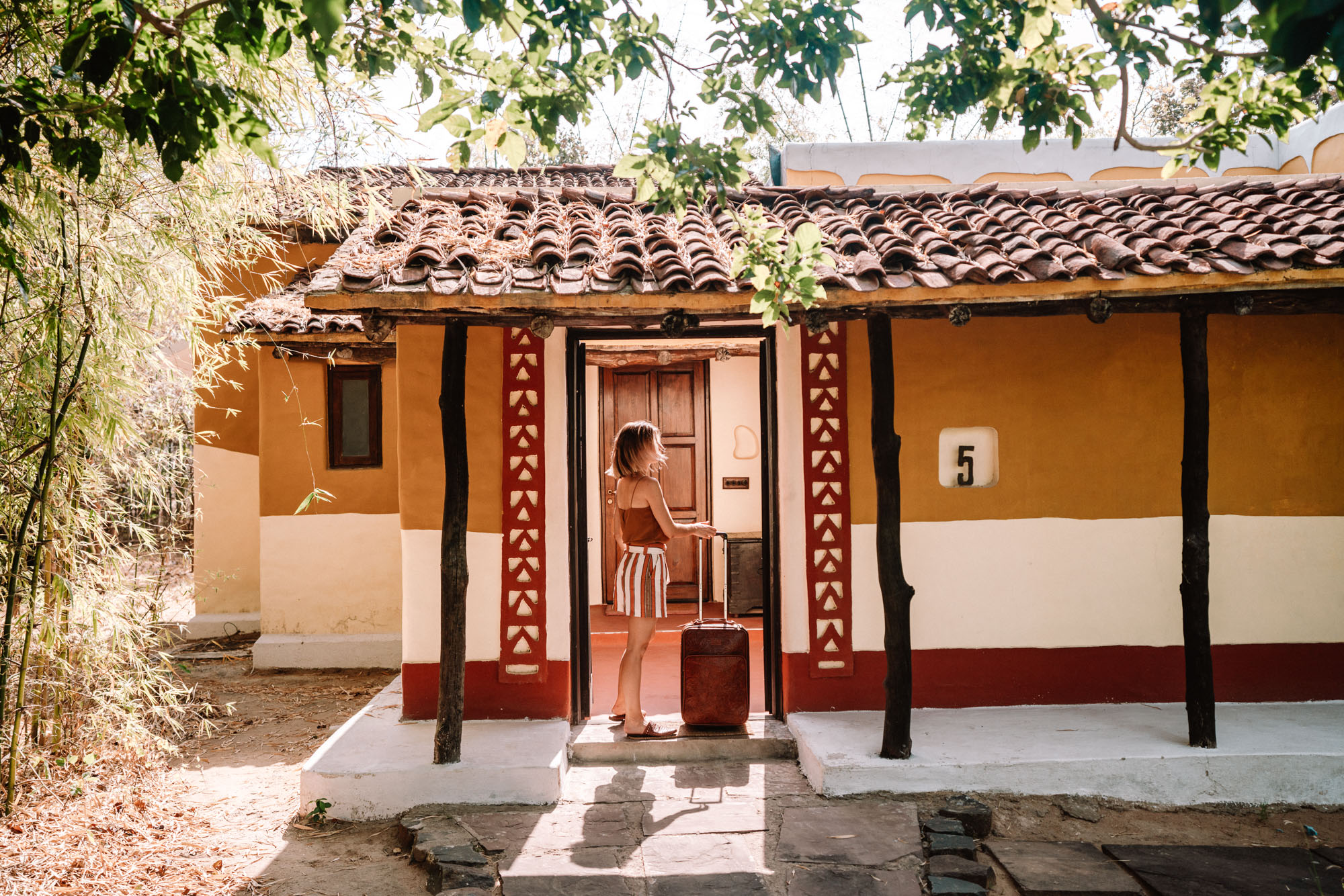 Room at Samode Safari Lodge in Ranthambore National Park, India via Find Us Lost
