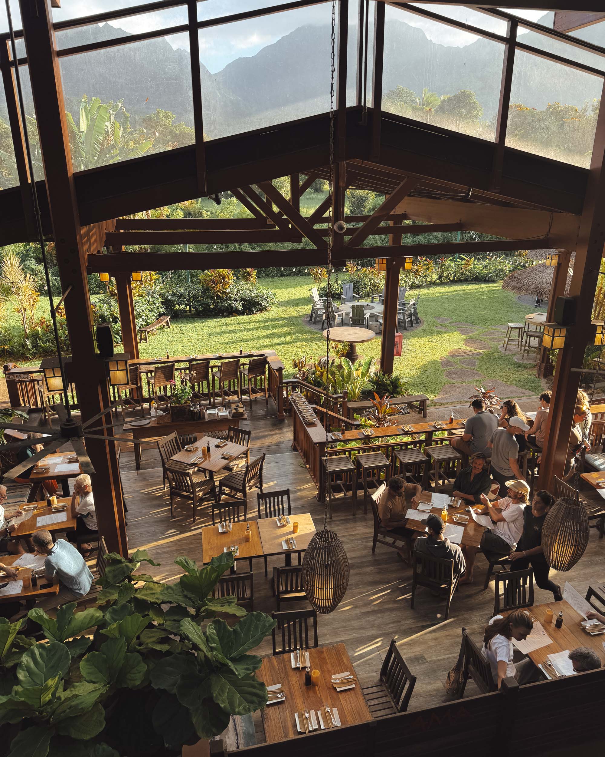 Ama restaurant for ramen in hanalei town