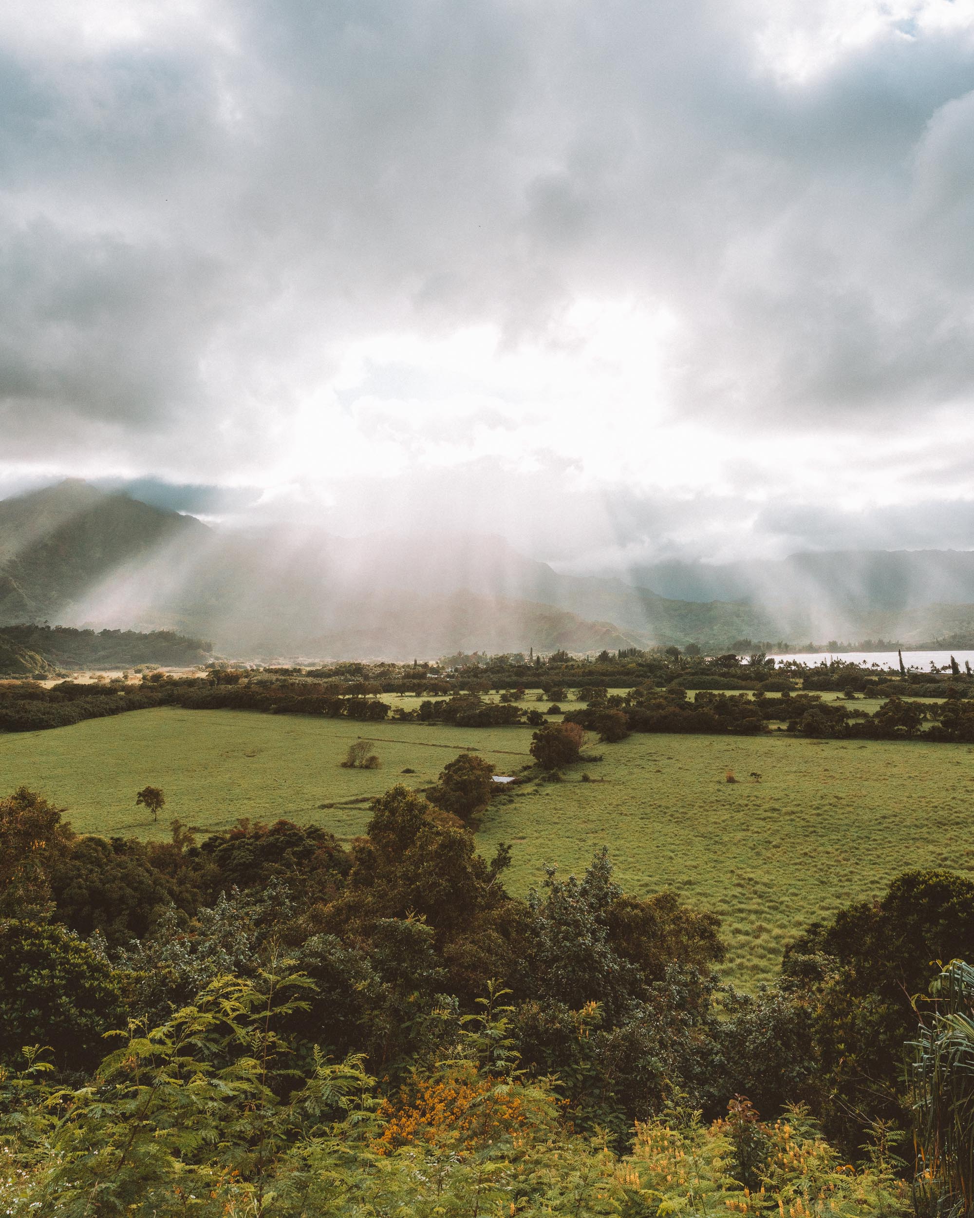 Kauai's North Shore Lookout over Hanalei Bay via Find Us Lost