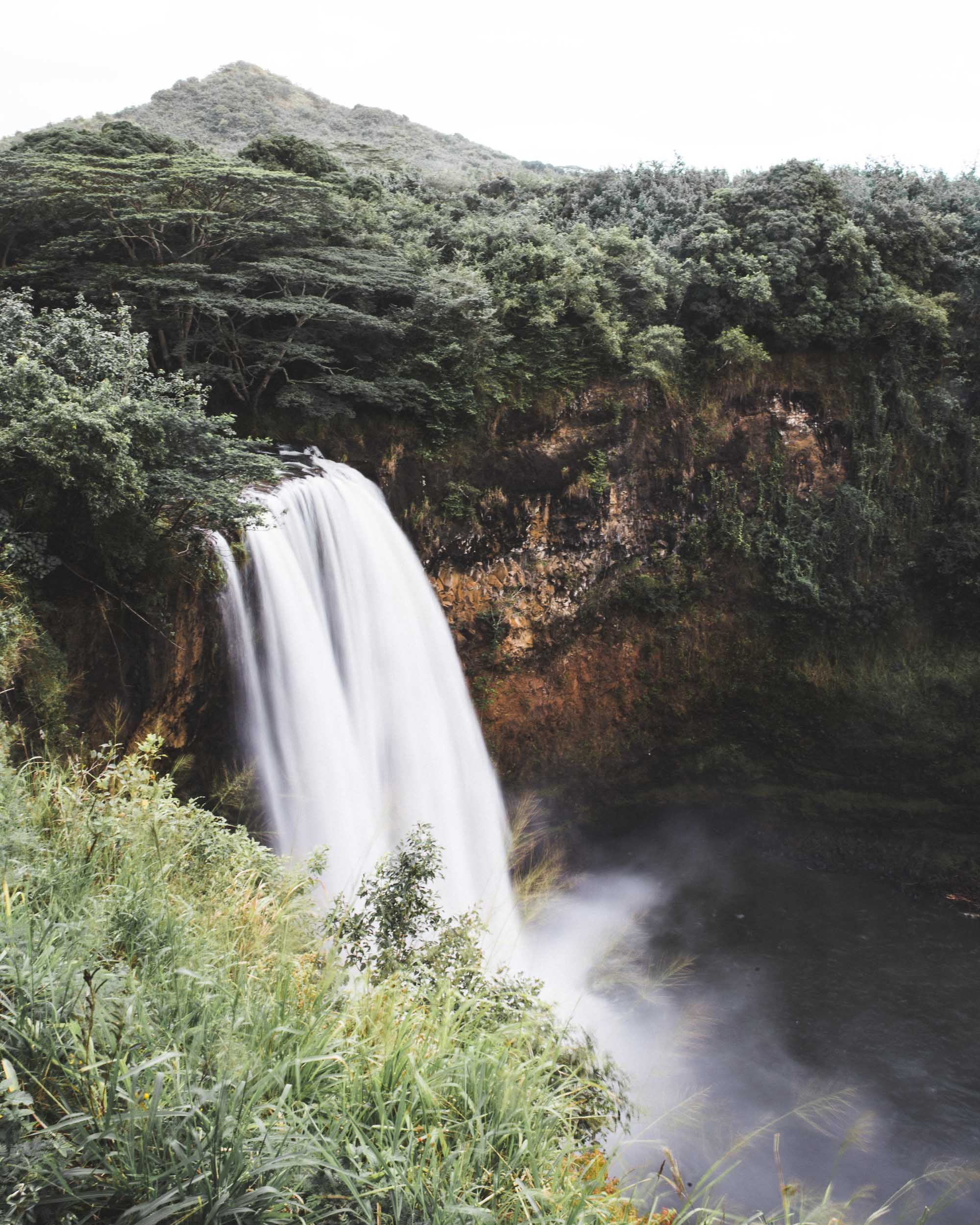 Wailua Falls Scenic Overlook Kauai Travel Guide Find Us Lost