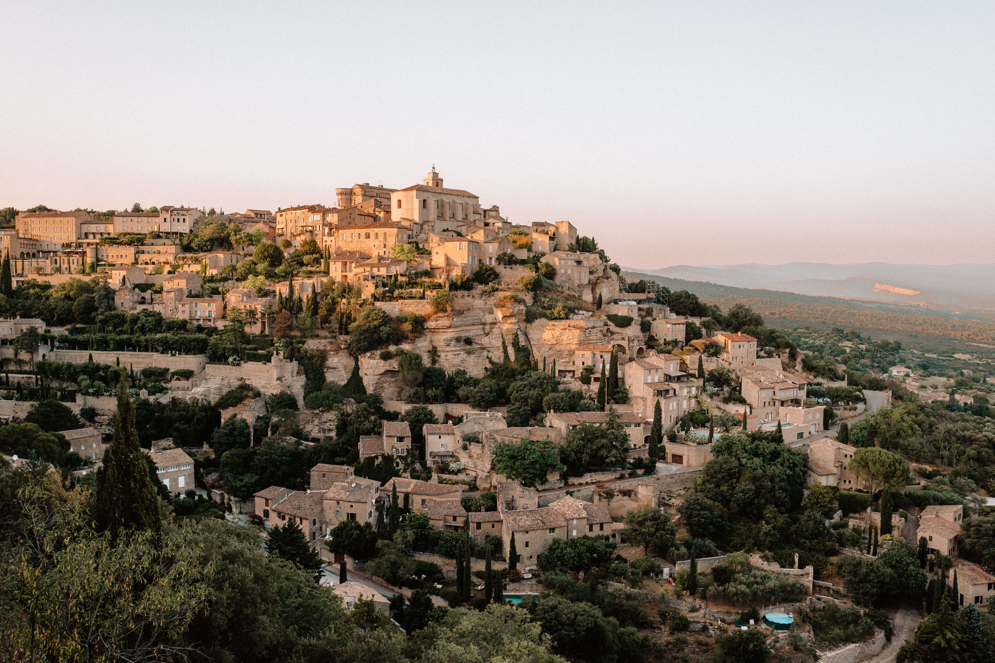 Gordes hilltop town in Luberon, Provence, South of France