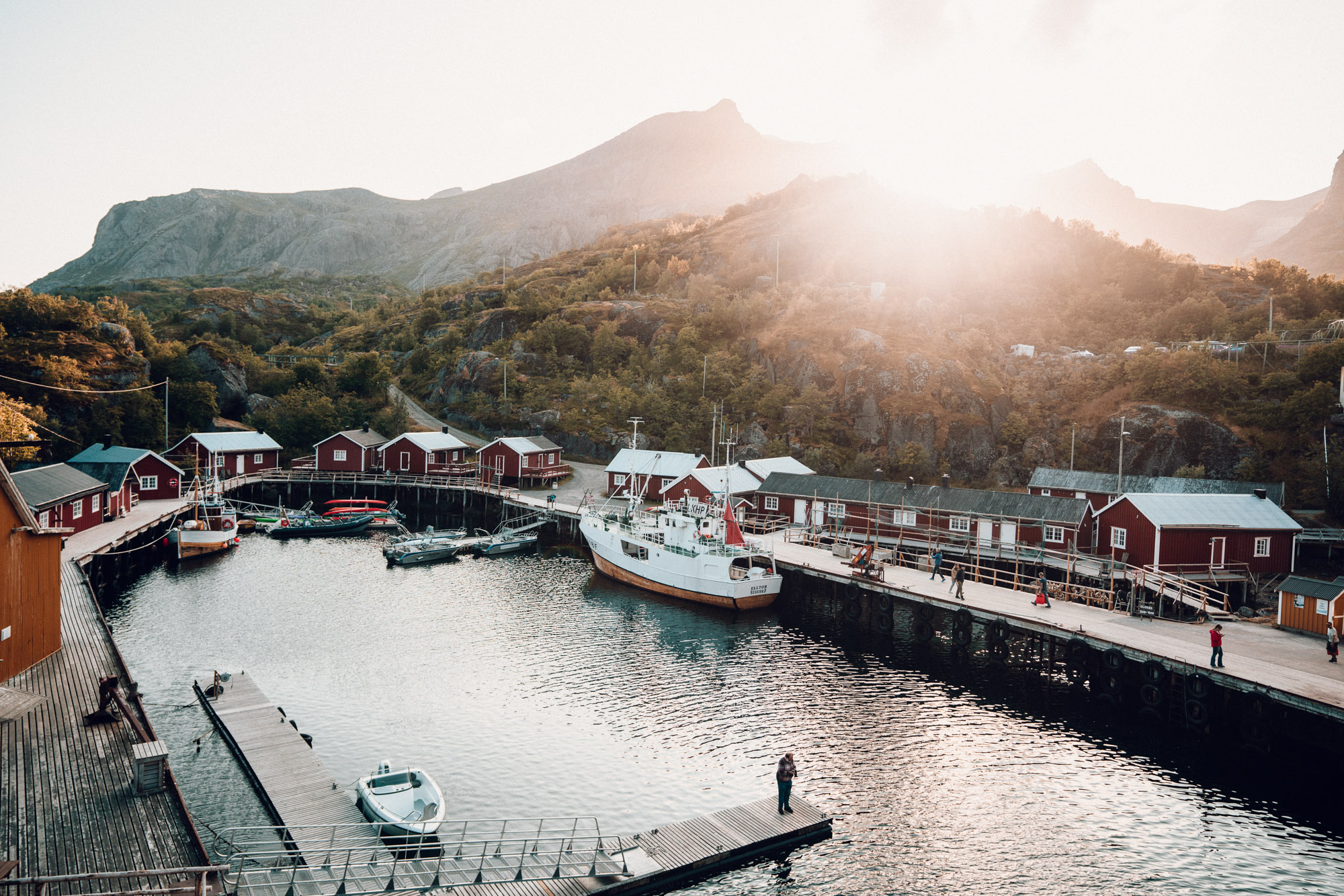 The best hotel in Lofoten Norway Nusfjord Arctic Resort Traditional Fishermen Red Cabin with a Fjord View - Find Us Lost