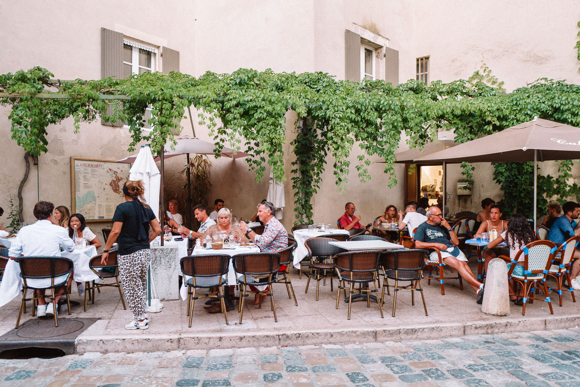 Lourmarin town in Provence France