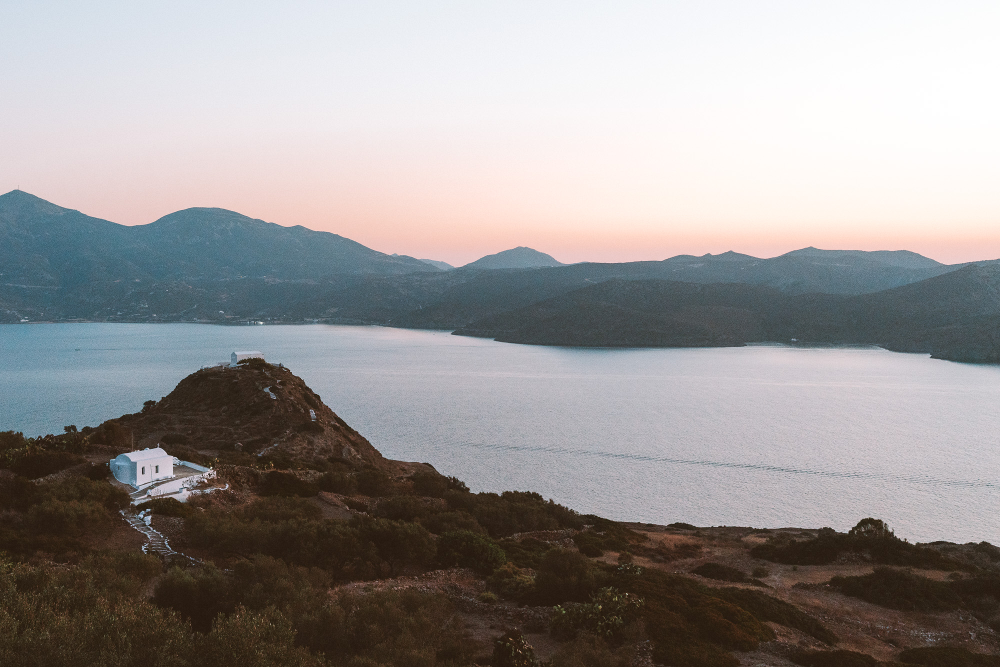 Rooftop sunset, Milos Greece Travel Guide via Find Us Lost