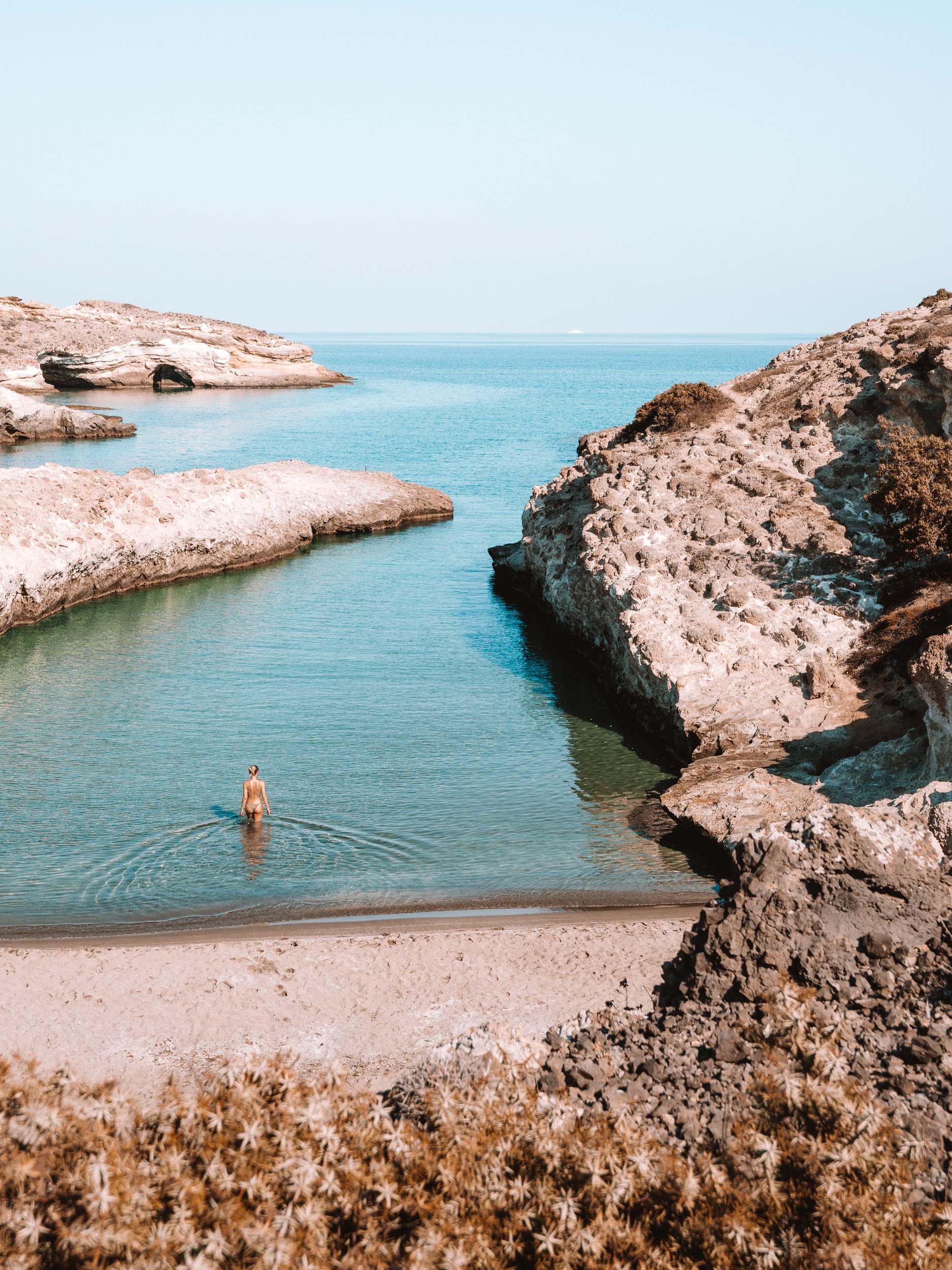 Papafragas Beach, Milos Greece Travel Guide via Find Us Lost