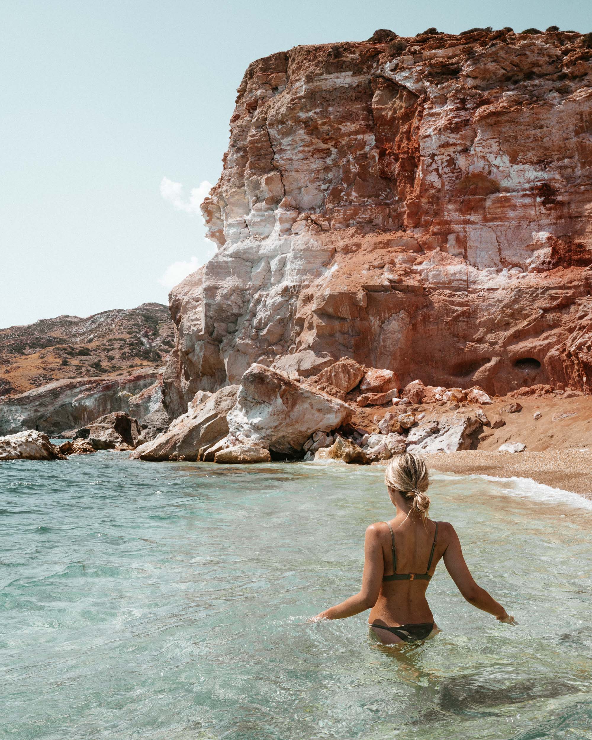 Paliochori Beach, Milos Greece Travel Guide via Find Us Lost