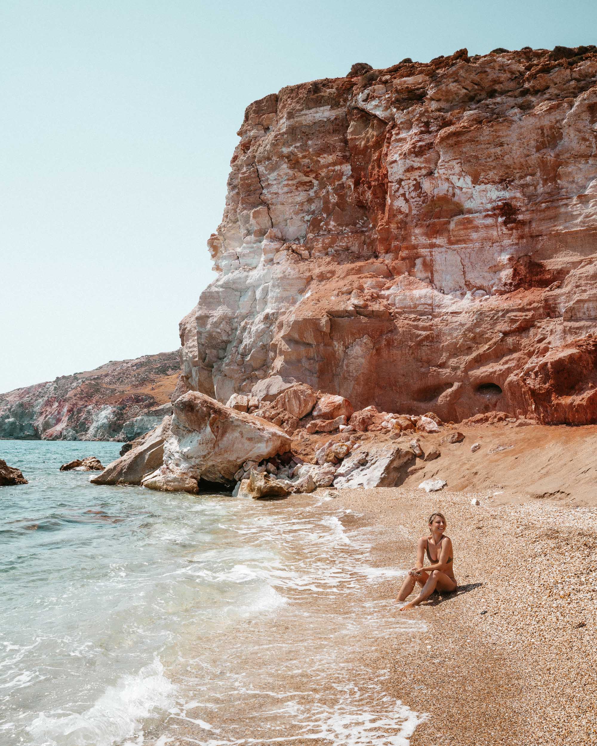 Paliochori Beach, Milos Greece Travel Guide via Find Us Lost