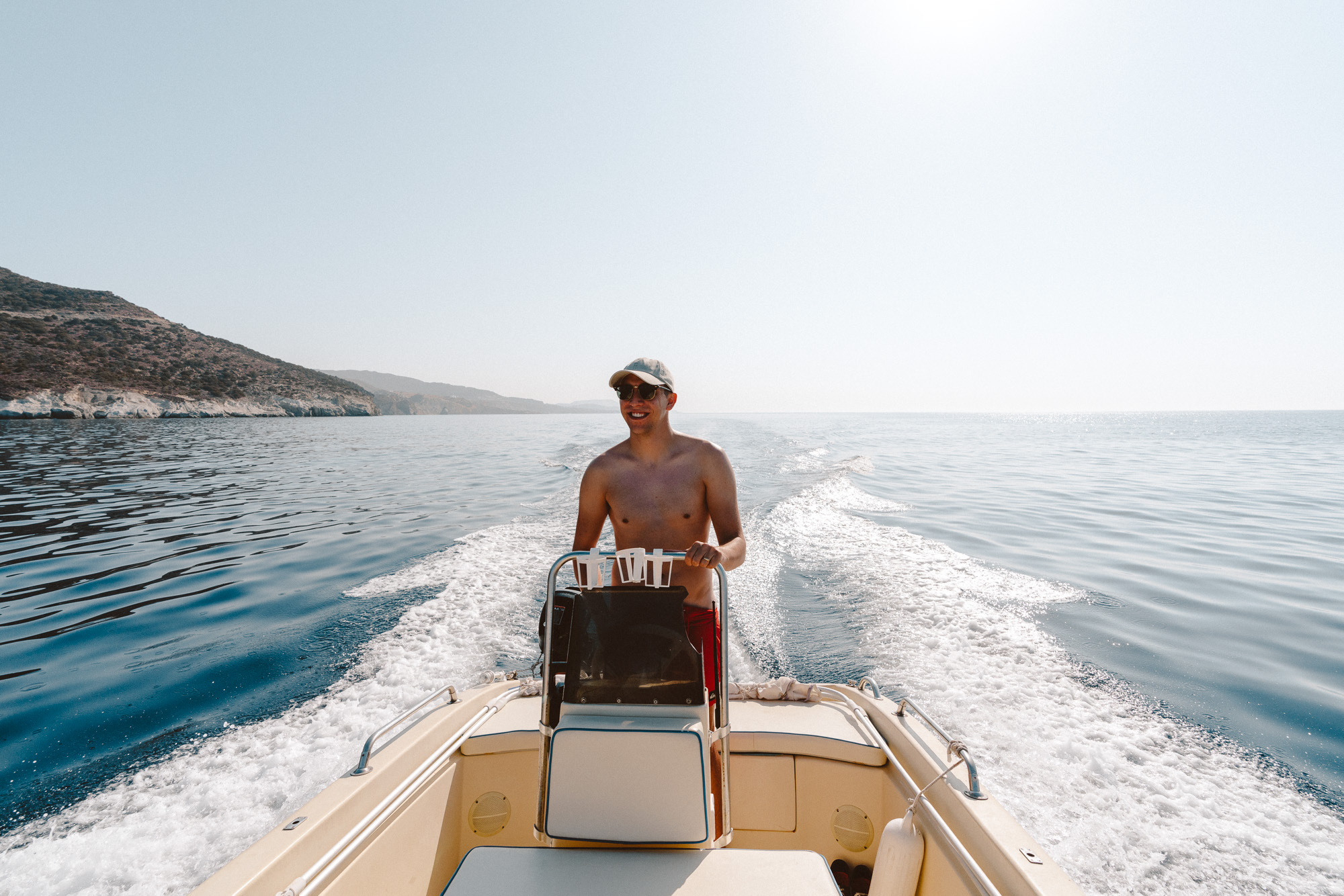 Boat day in Milos Greece via @finduslost