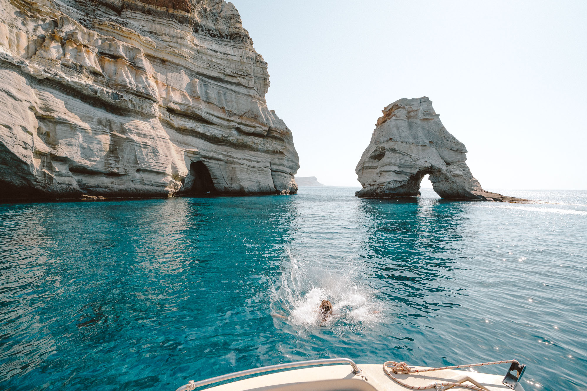 Kleftiko Caves, Milos Greece Travel Guide via Find Us Lost