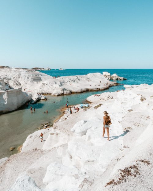 Sarakiniko Beach, Milos Greece Travel Guide via Find Us Lost