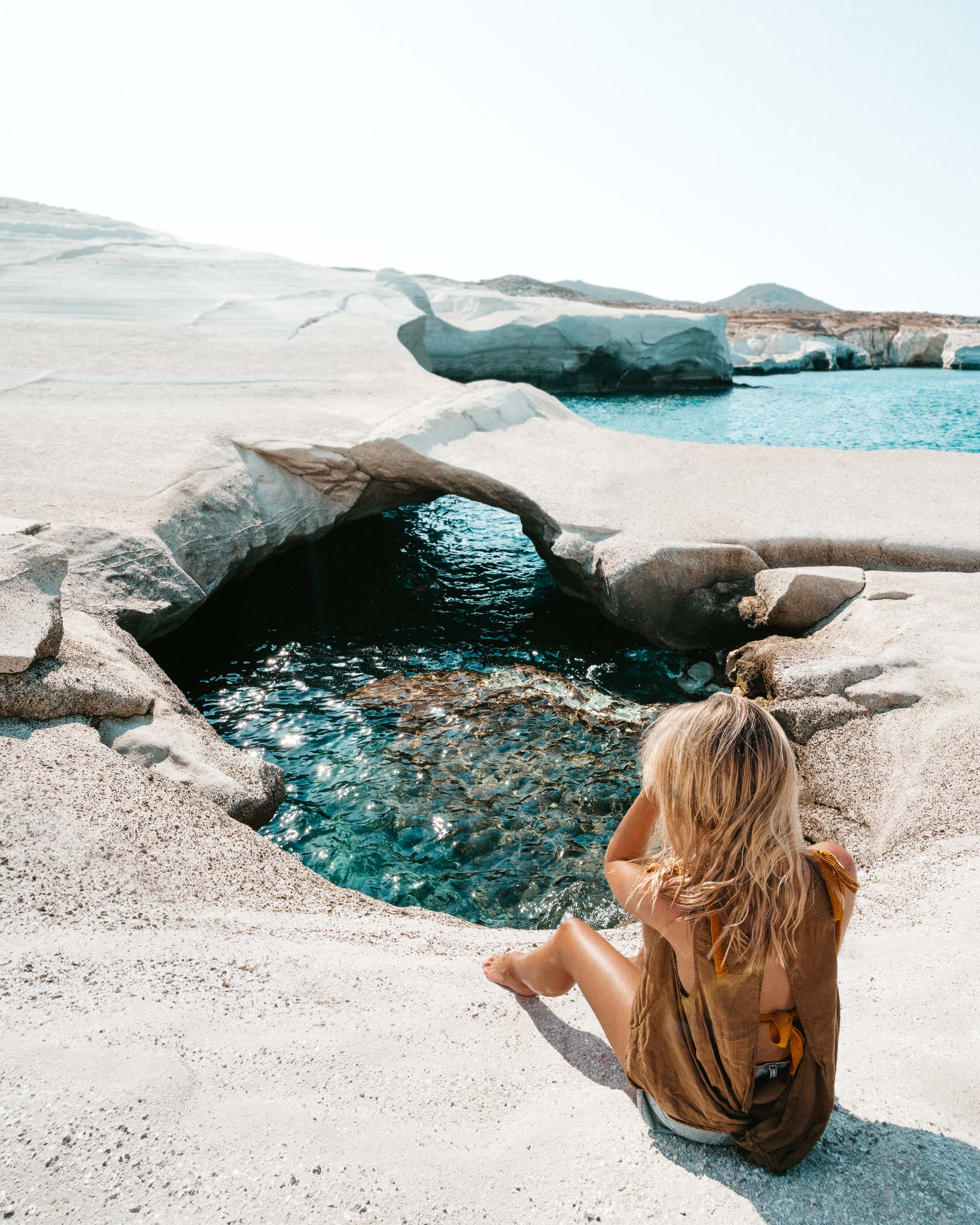 Sarakiniko Beach, Milos Greece Travel Guide via Find Us Lost