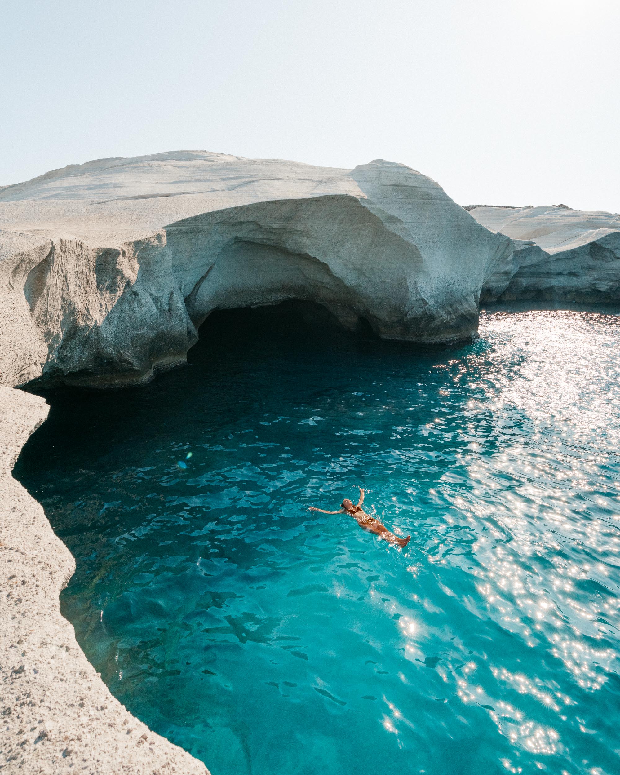Sarakiniko Beach, Milos Greece Travel Guide via Find Us Lost