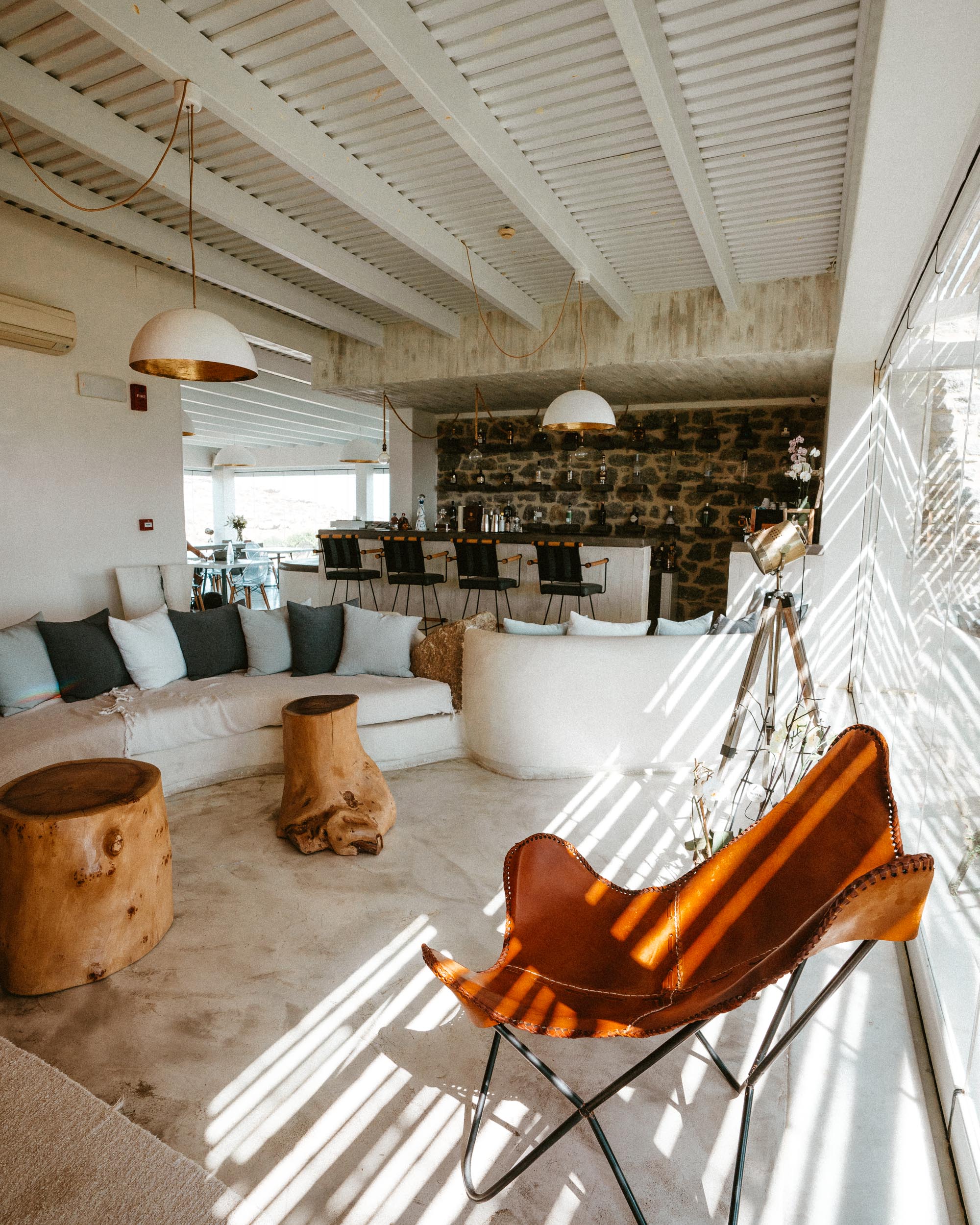Naxian Collection hotel lobby in Naxos, Greek Islands via @finduslost