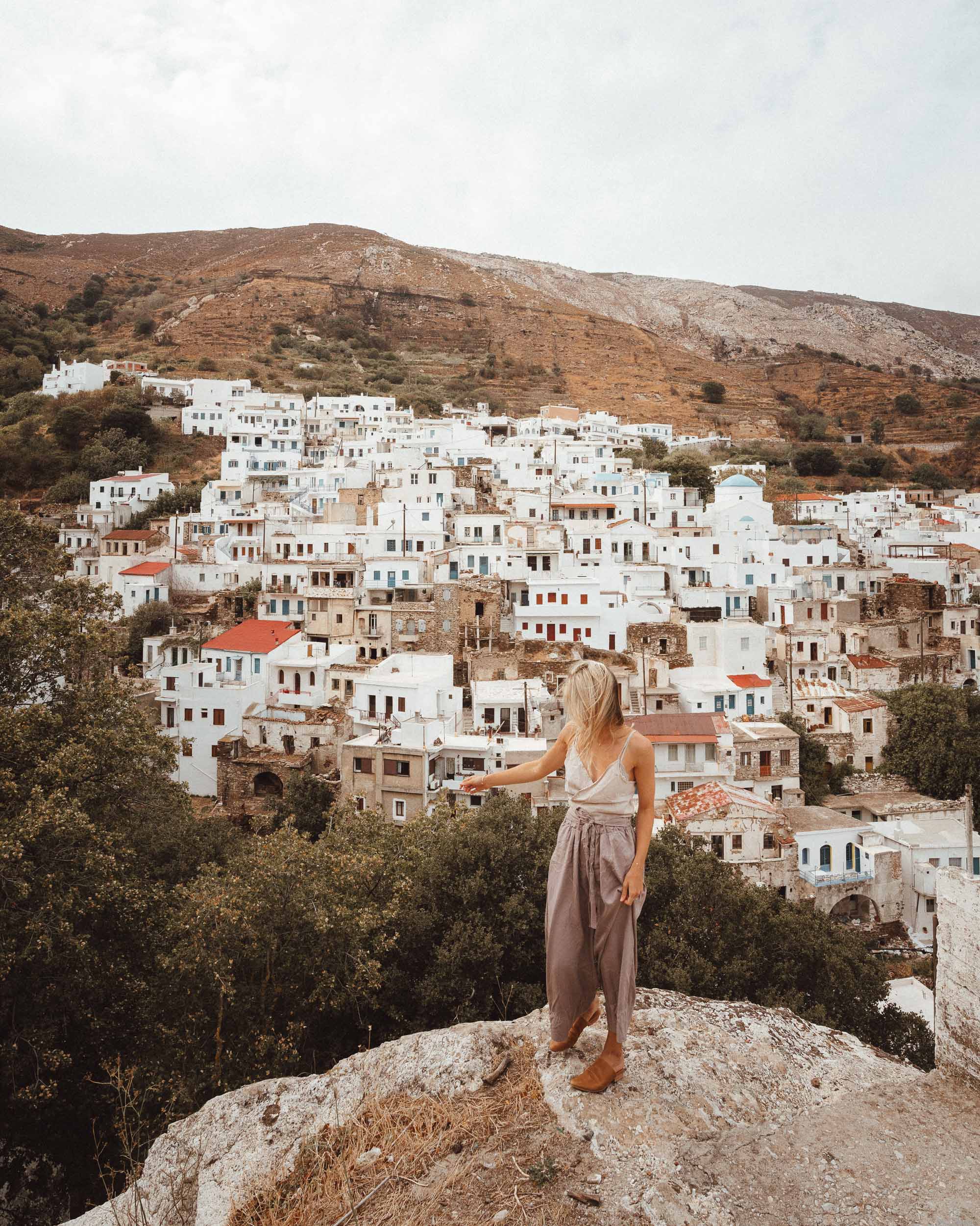 Koronos mountain village in Naxos, Greek Islands via @finduslost