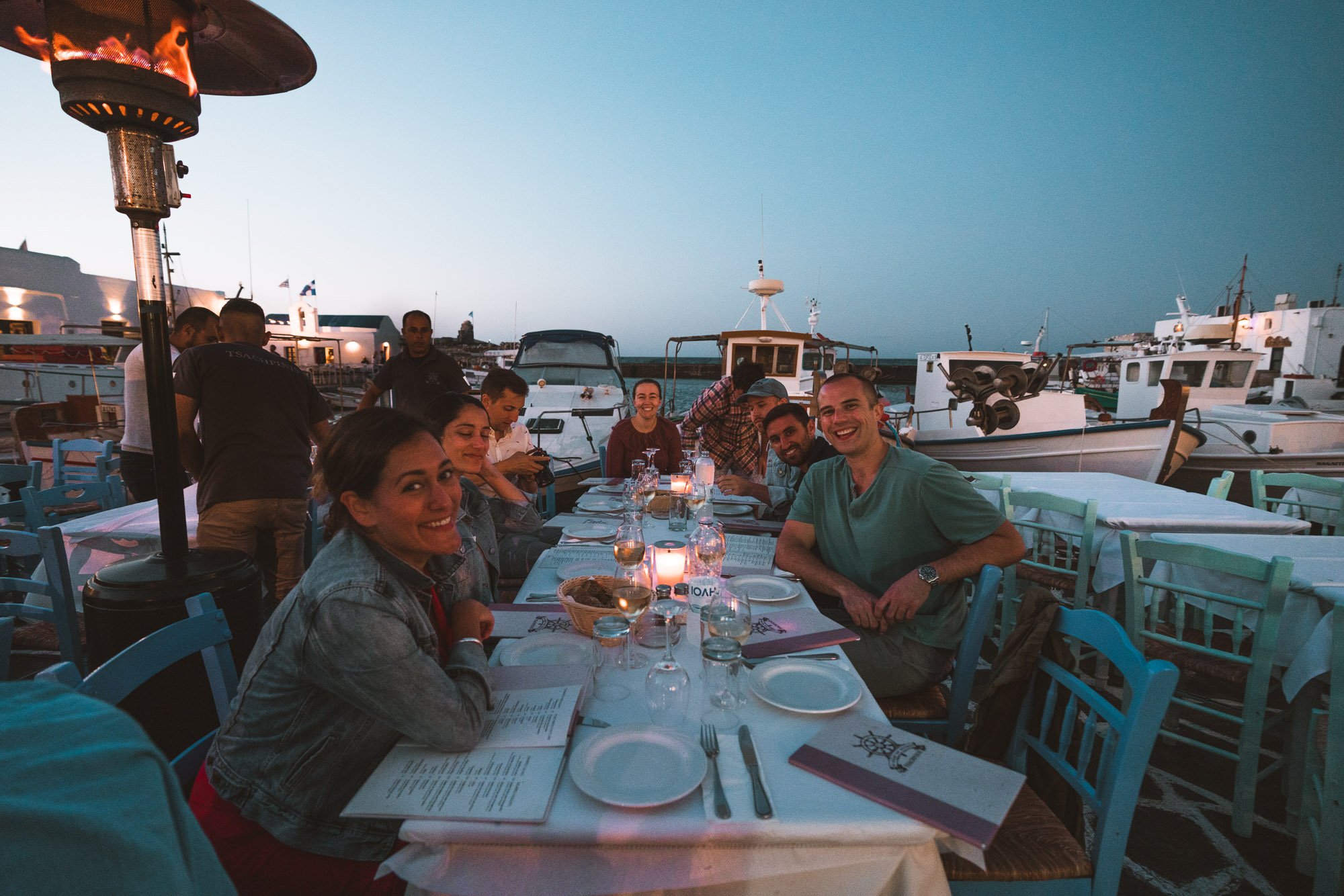 Dinner in Paros, Greek Islands via @finduslost