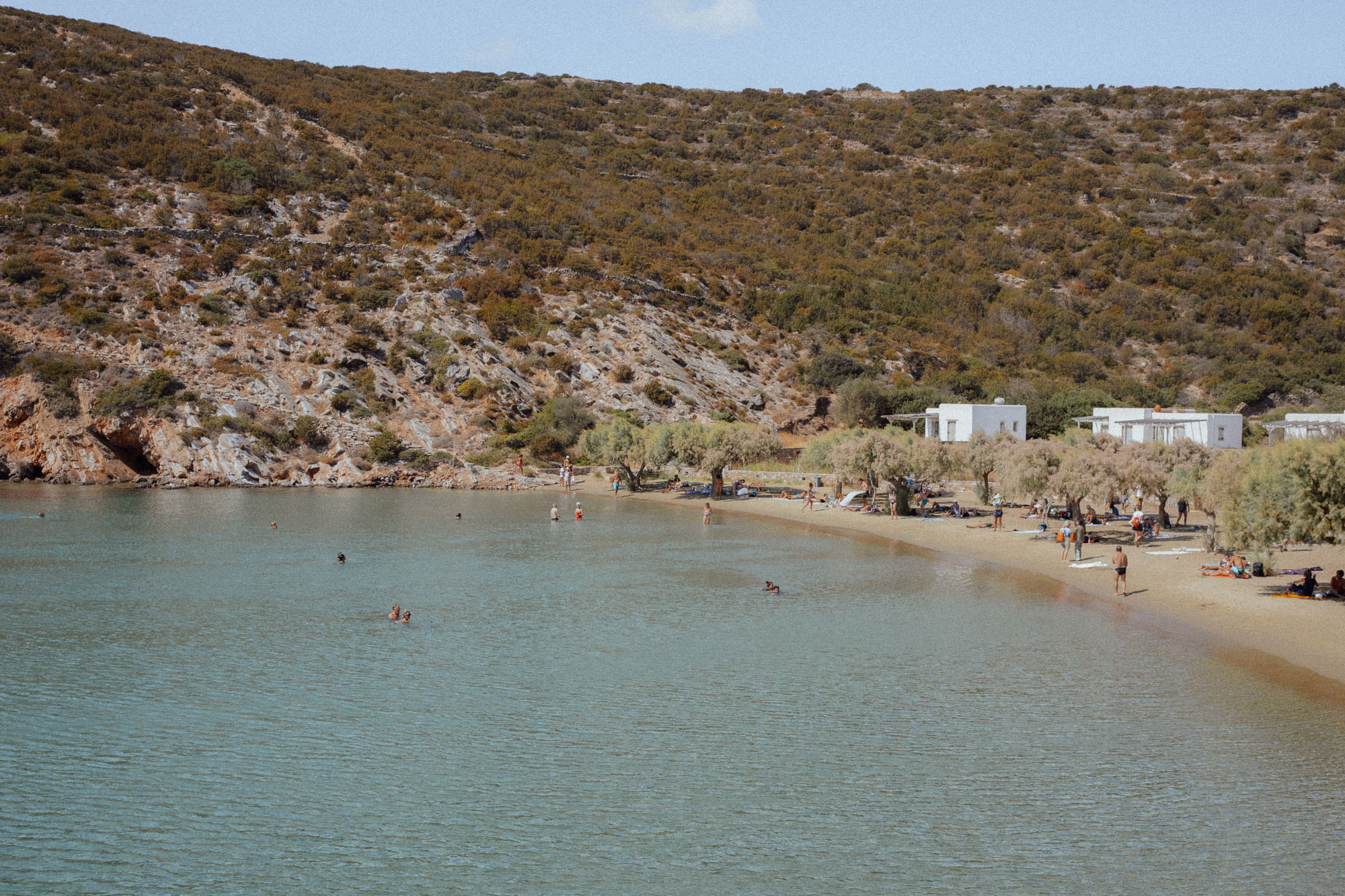 Vlicho beach one of the best beaches on Sifnos next to Faros 