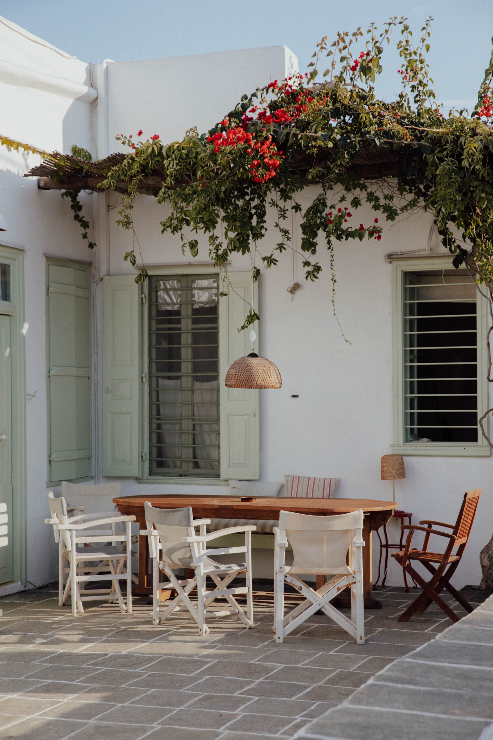 Traditional cycladic home in downtown Artemonas, one of the best areas where to stay in Sifnos for village charm and walkable restaurants.