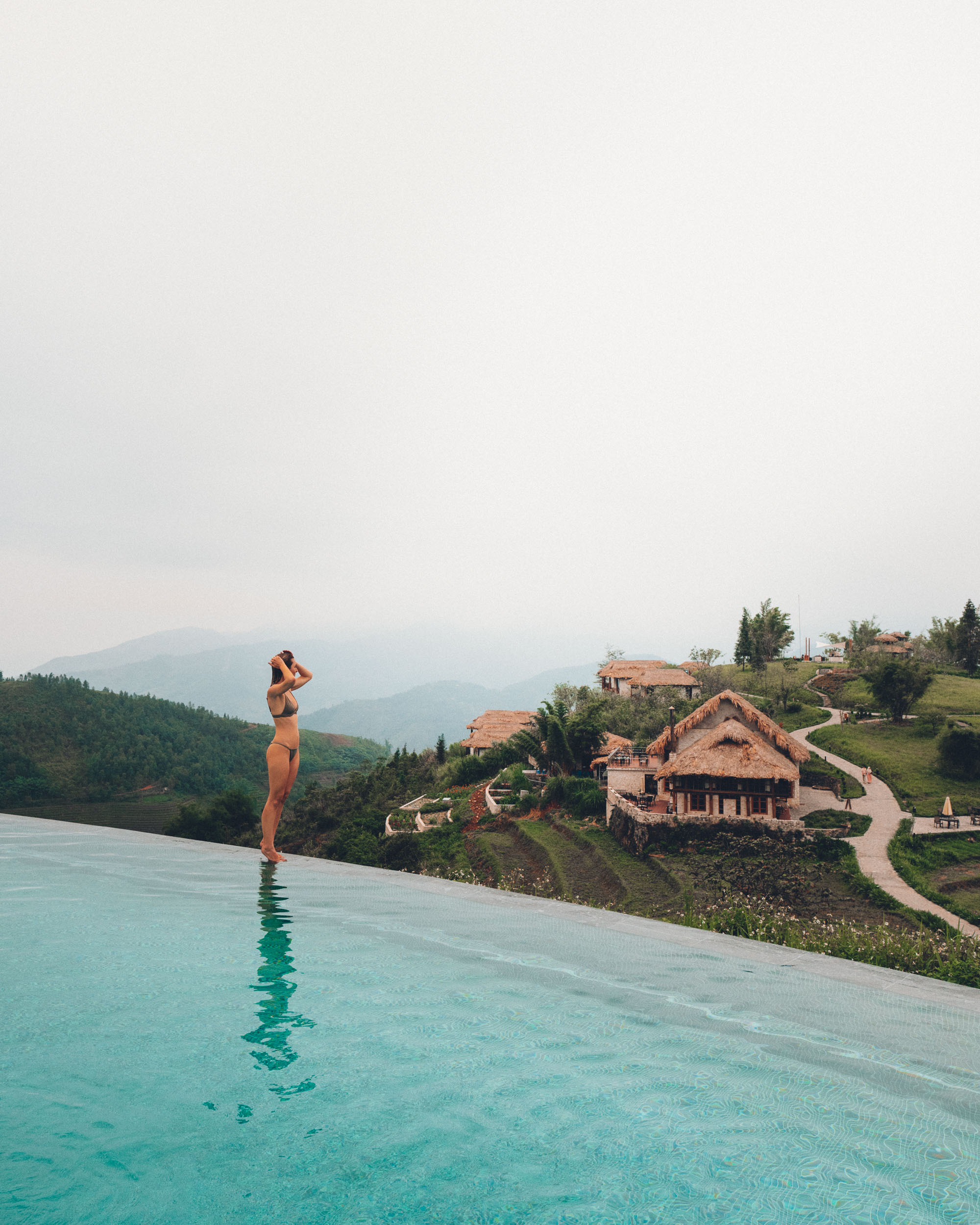 Topas Ecolodge in the rice fields of Sapa Vietnam