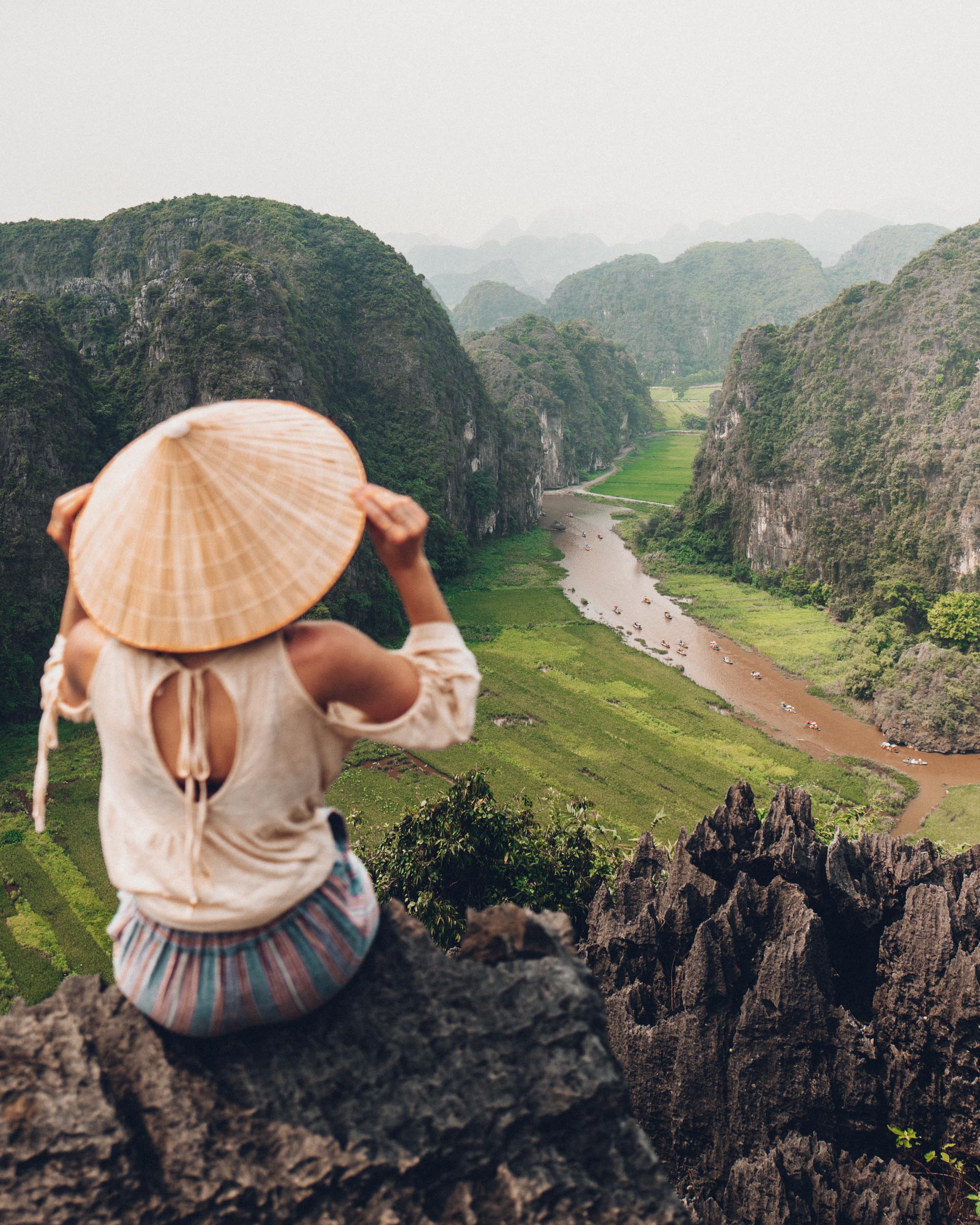 Tam Coc rice fields hike in Ninh Binh Vietnam