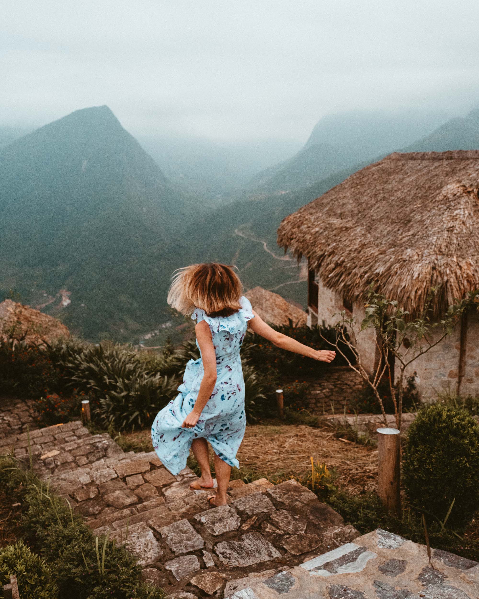 Topas Ecolodge in the rice fields of Sapa Vietnam
