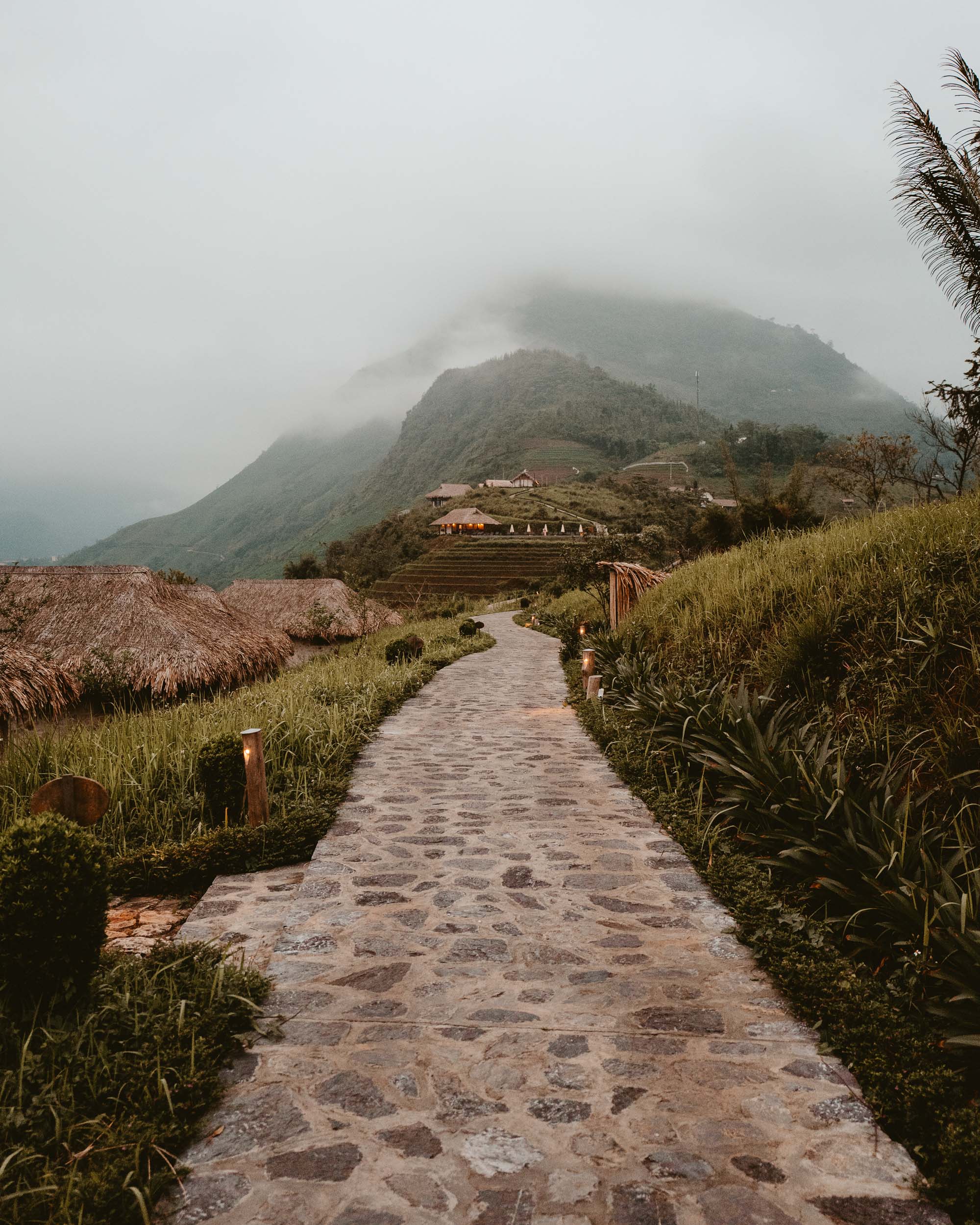 Topas Ecolodge in the rice fields of Sapa Vietnam