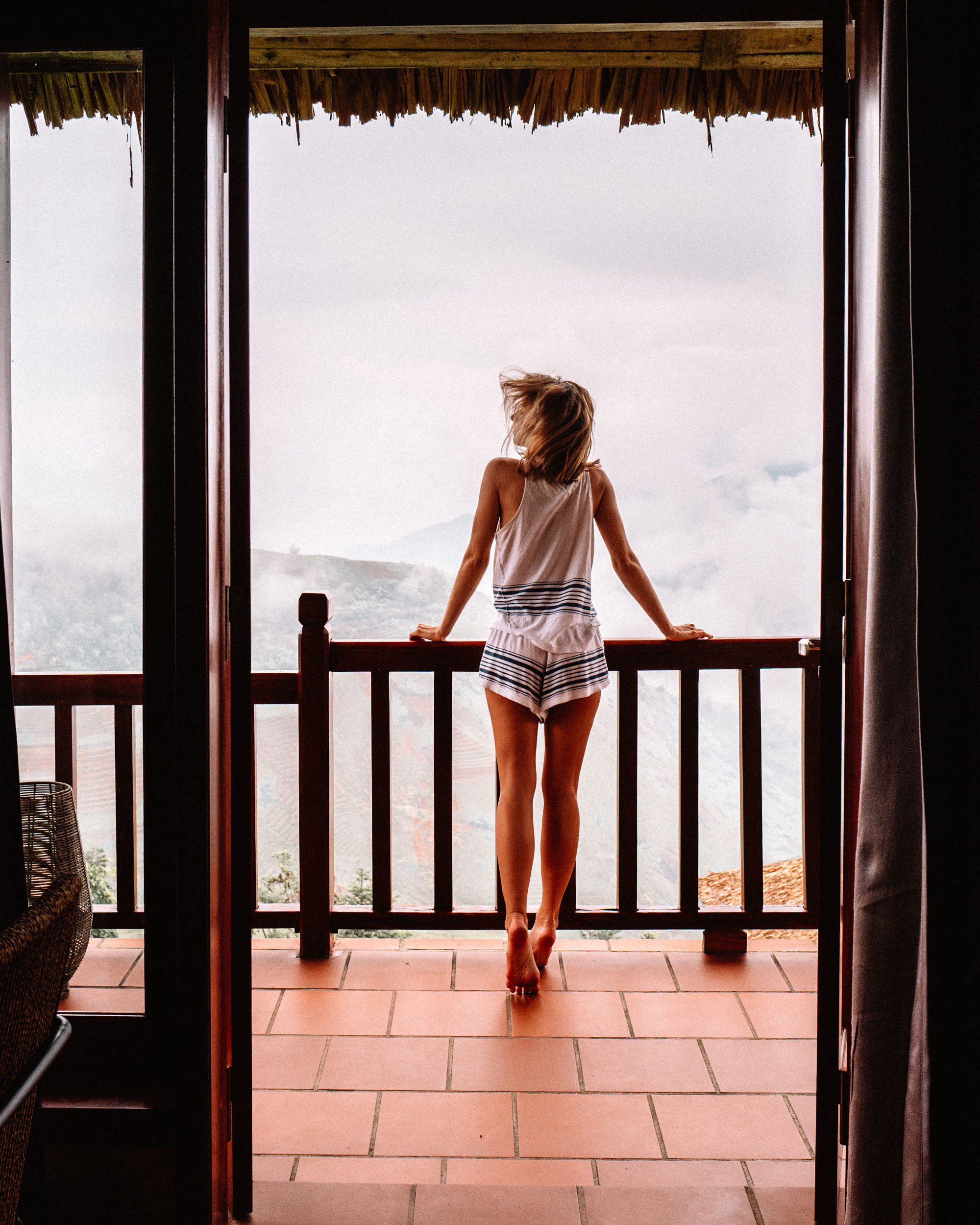 Topas Ecolodge in the rice fields of Sapa Vietnam