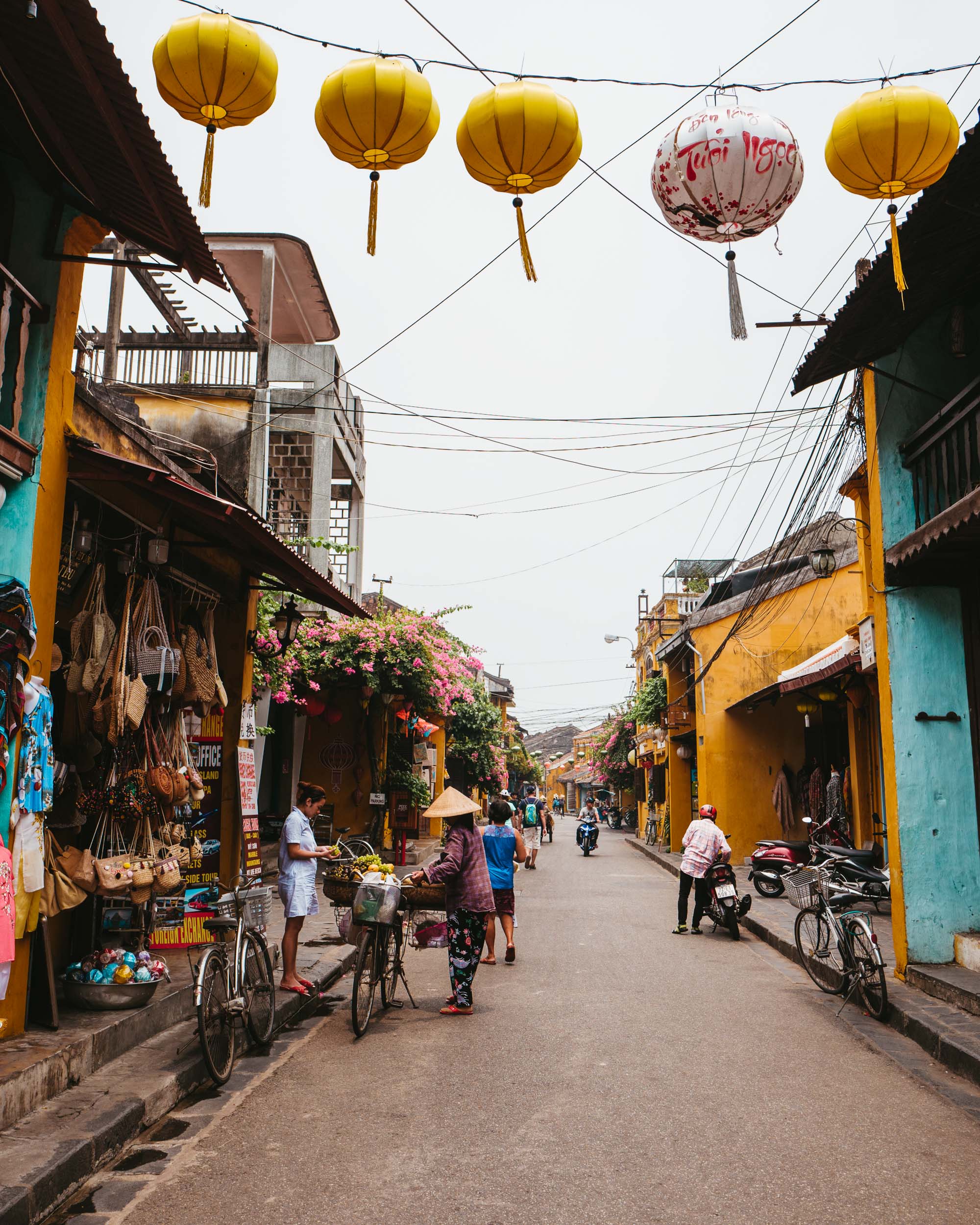Street scenes in Hoi An Vietnam