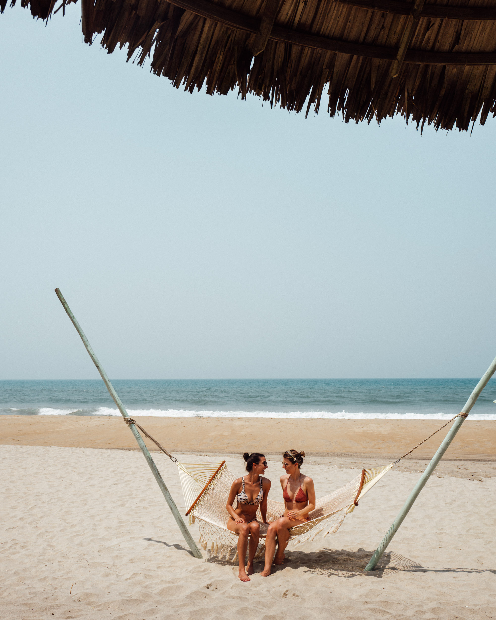 Beach hammock near Hoi An Vietnam