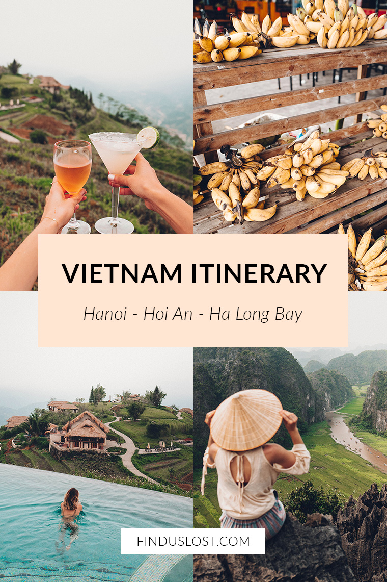 Vietnam Itinerary Hanoi Hoi An Ha Long Bay via Find Us Lost