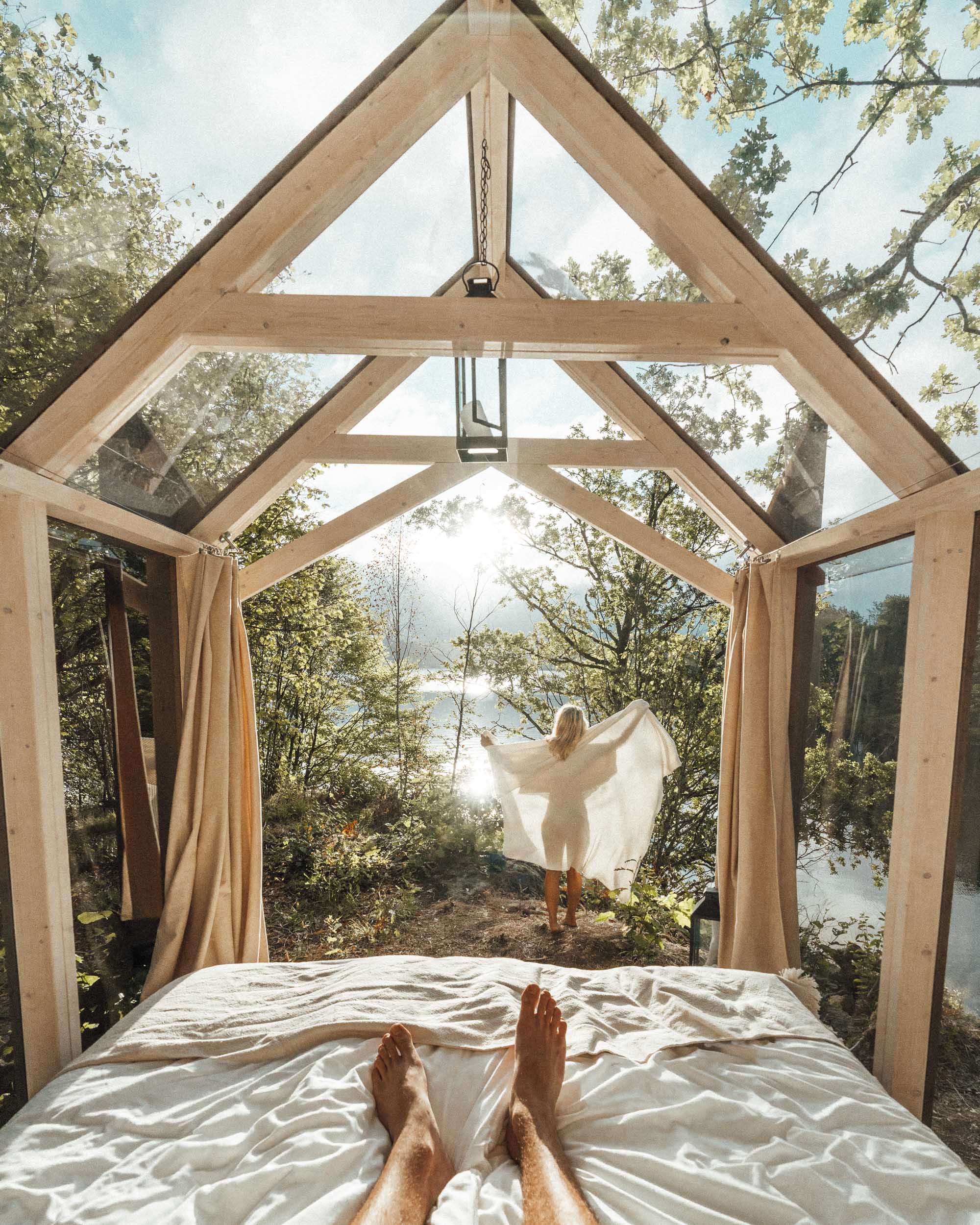 72 hour cabin in Baldersnas interior | West Sweden Travel Guide via @finduslost