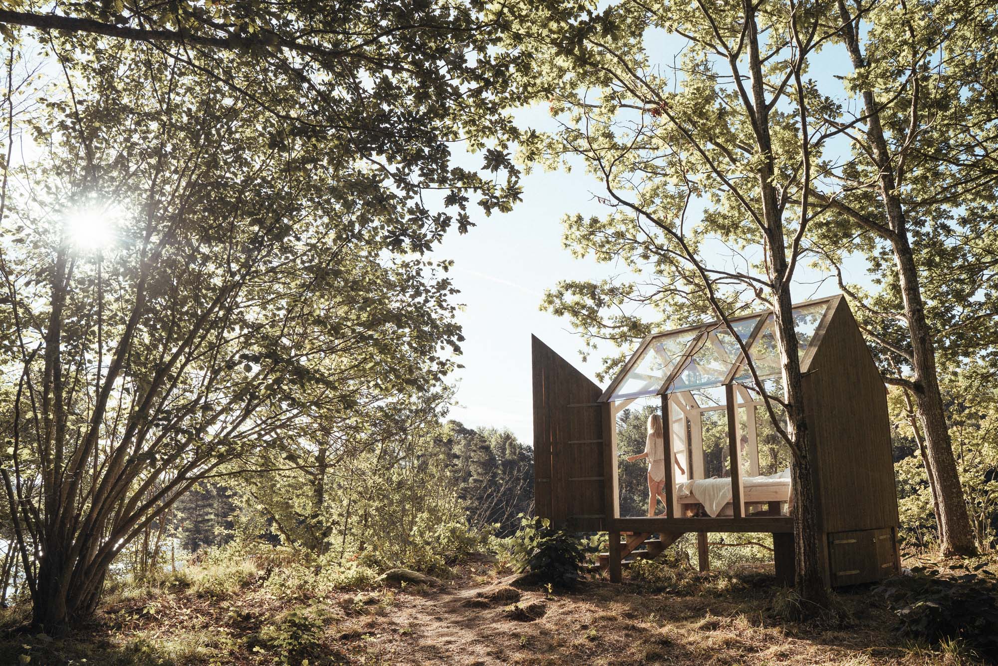 72 hour cabin in Baldersnas in summer | West Sweden Travel Guide via @finduslost